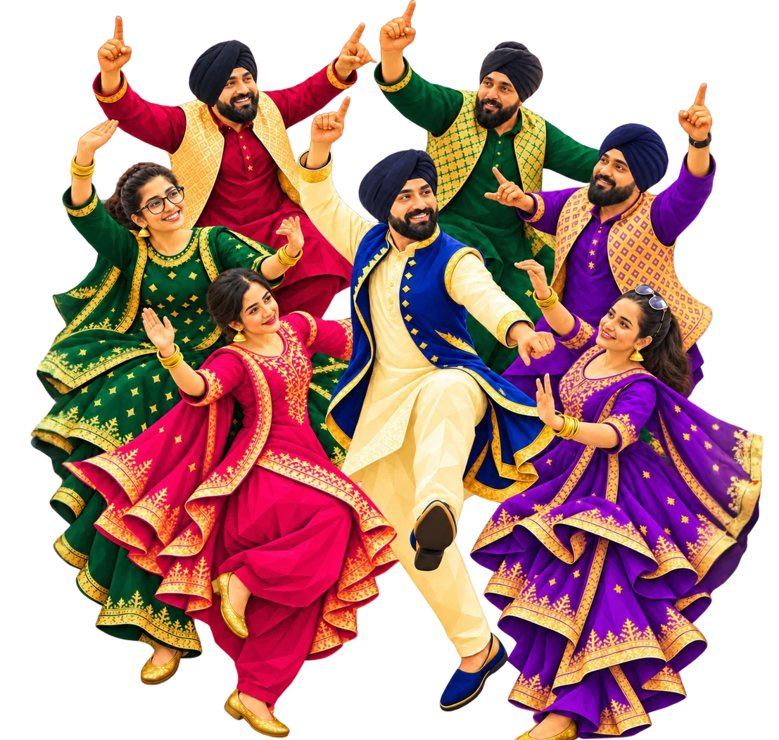 Family dancing at the Sangeet
