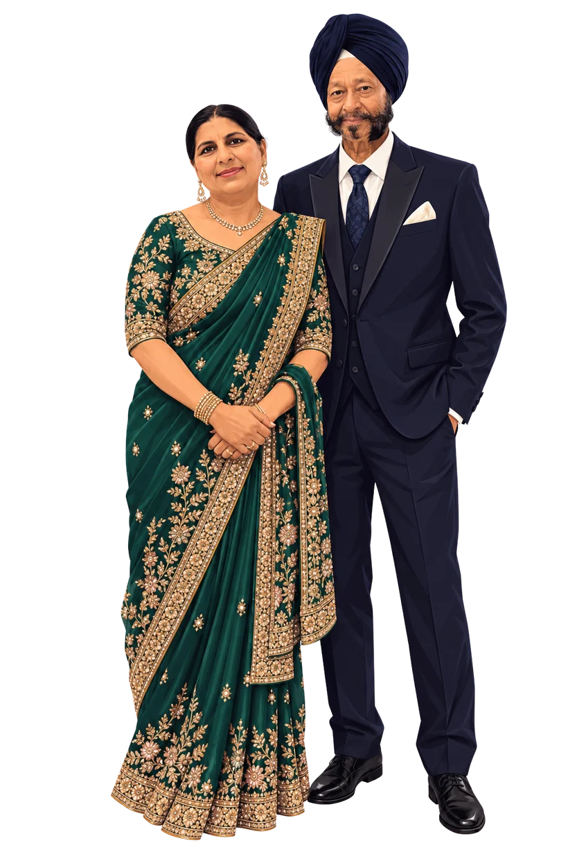 Parents of the groom